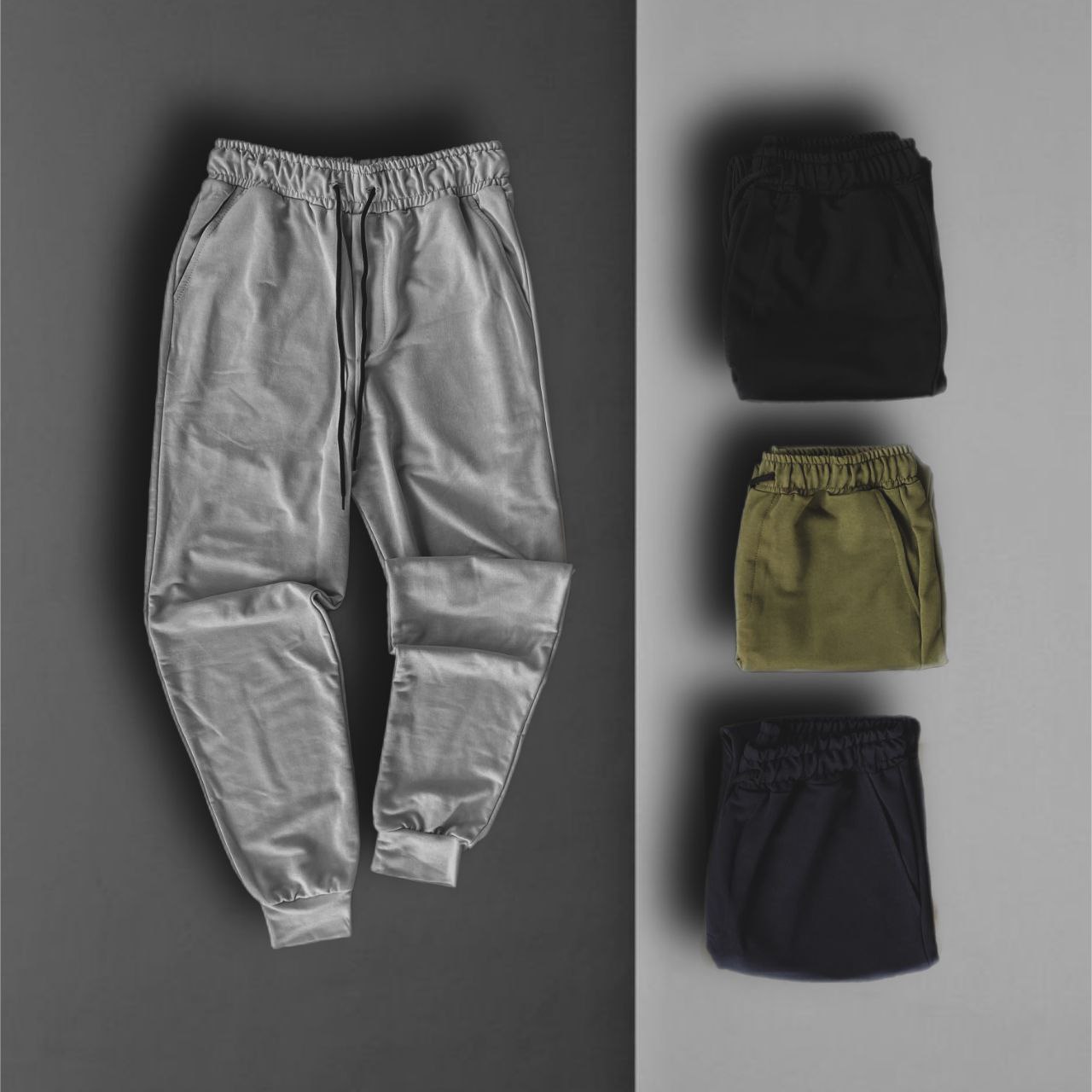 Мужские спортивные штаны трикотажные Reload Step серые - Фото 1