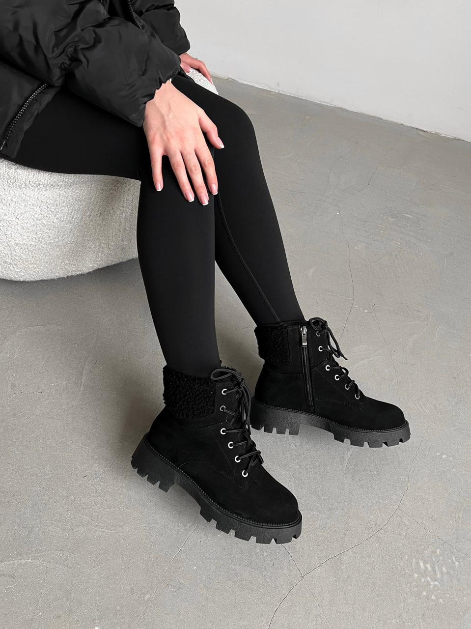 Ботинки женские зимние Reload - Rito, черный - Фото 1