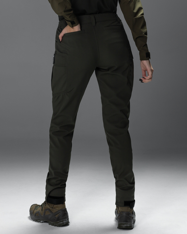 Жіночі брюки карго тактичні BEZET Капелан хакі - Фото 1