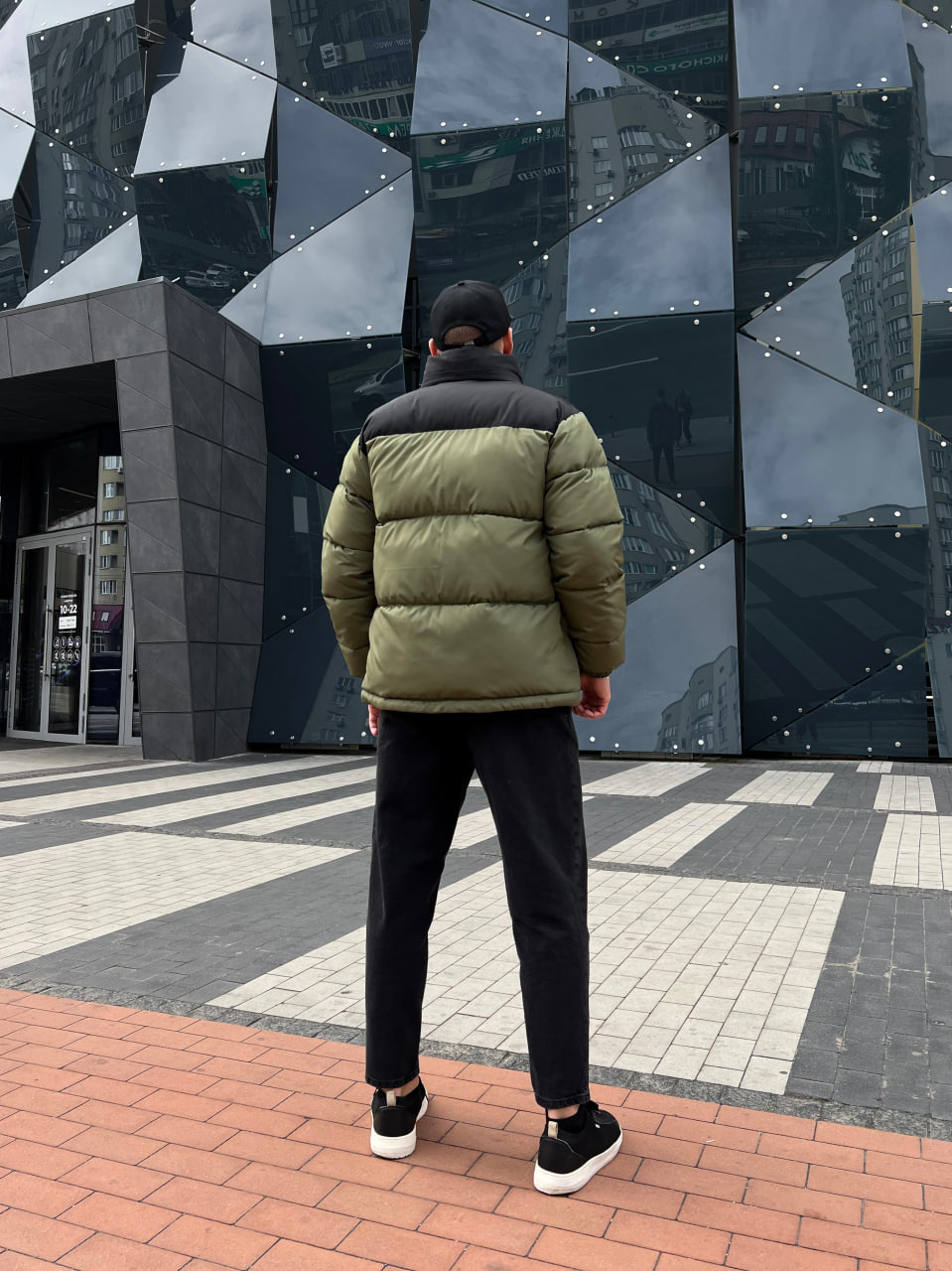 Мужская зимняя куртка-пуховик Reload Simple хаки - Фото 1