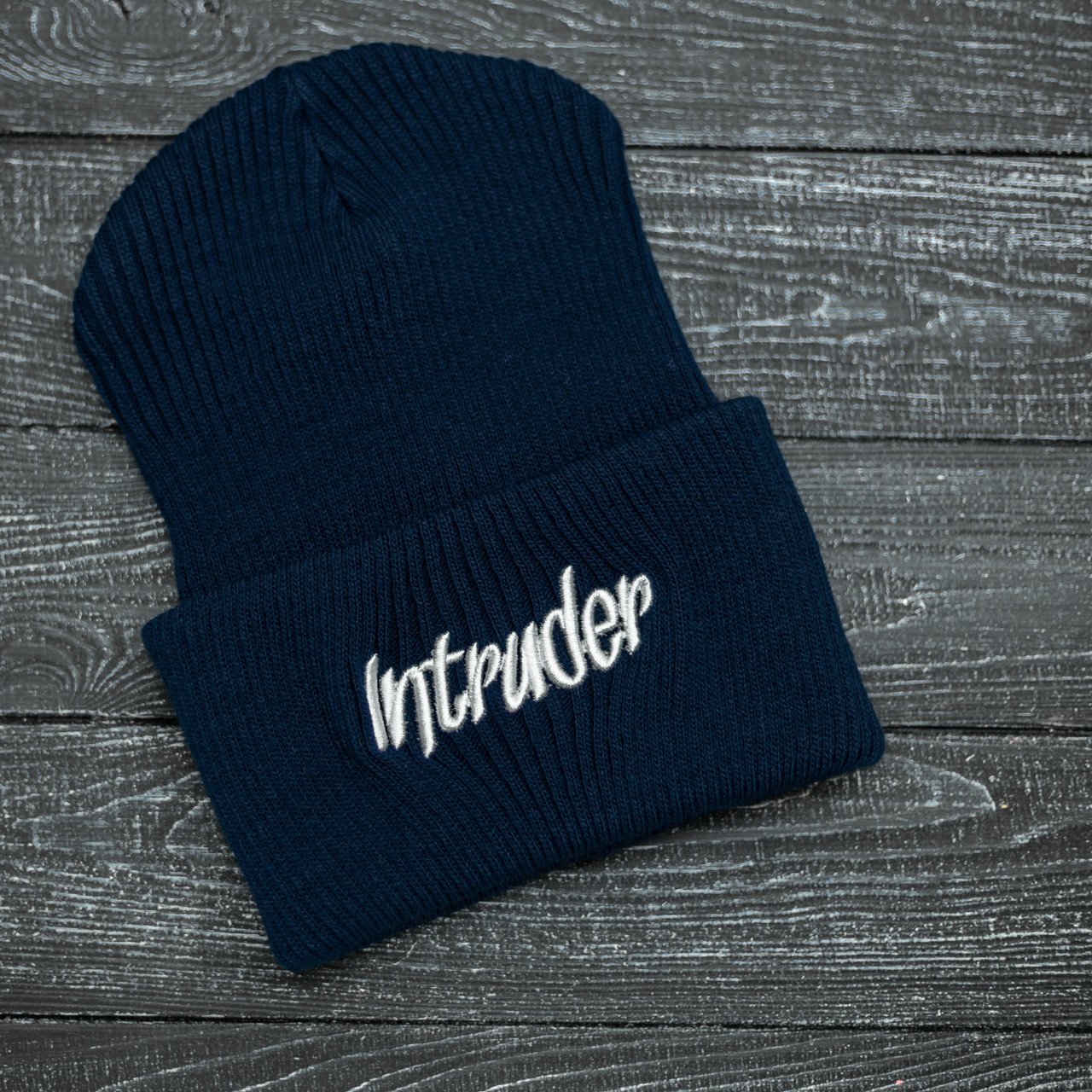Шапка Intruder зимова big logo синя Intruder