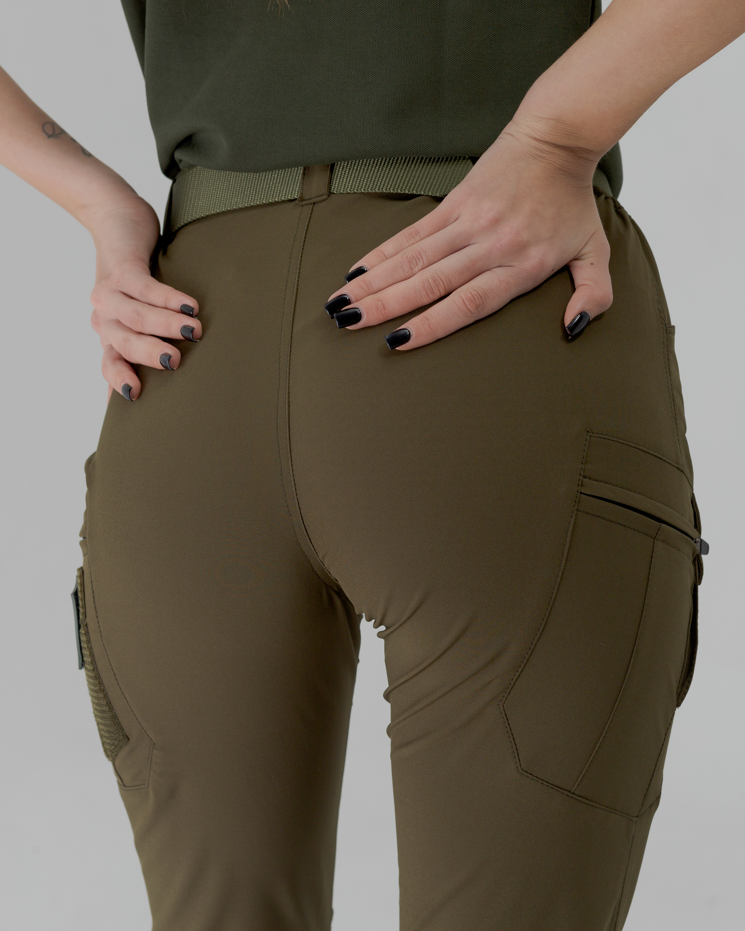 Жіночі брюки карго тактичні BEZET Байрактар хакі - Фото 12