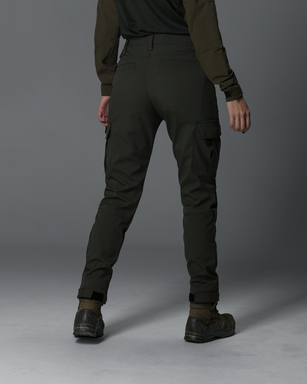 Жіночі брюки карго тактичні BEZET Basic хакі - Фото 1