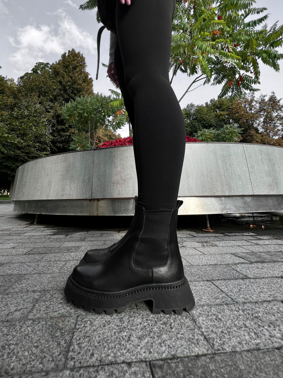 Ботинки женские Chelsi Pure - чорний - Фото 1