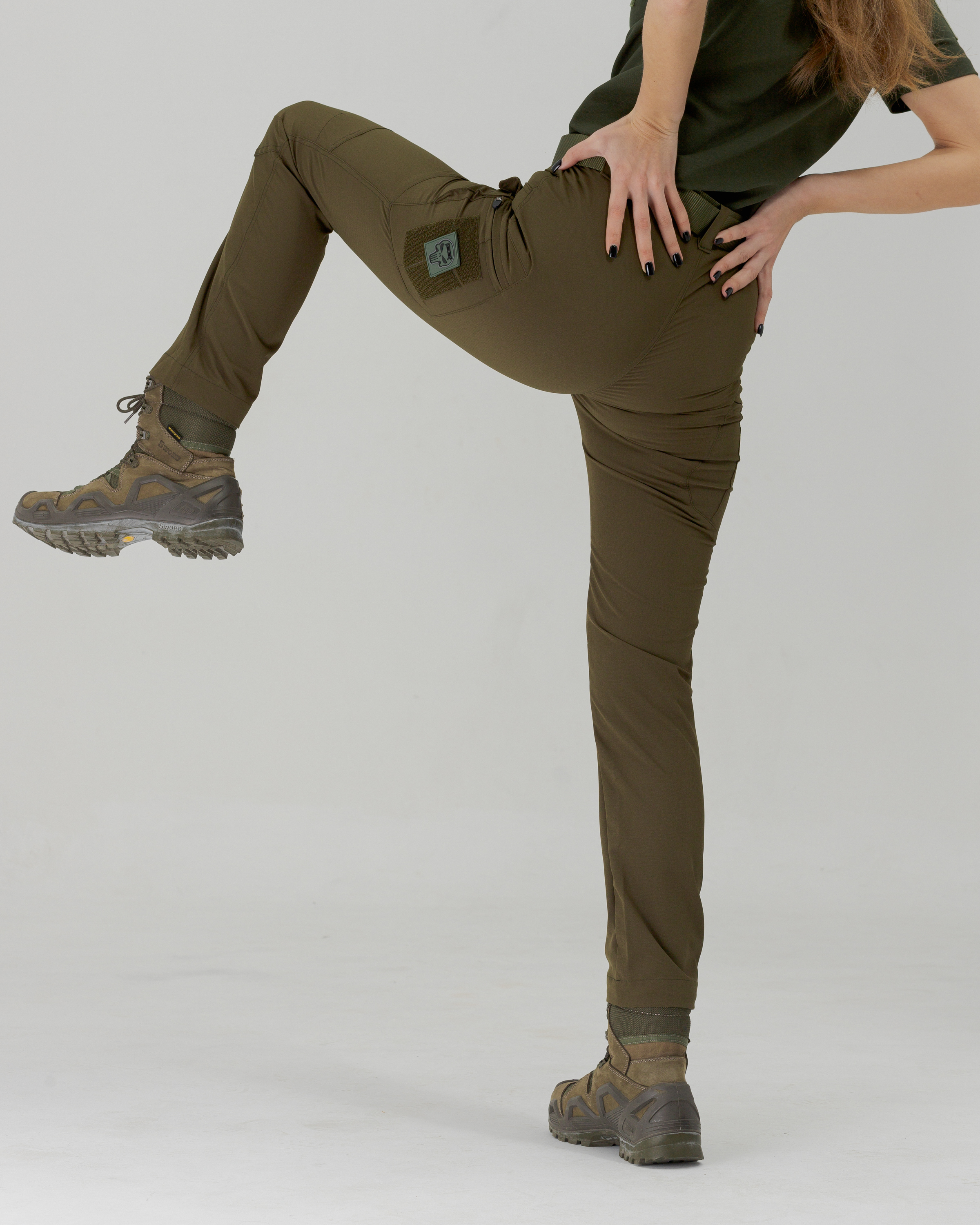 Жіночі брюки карго тактичні BEZET Байрактар хакі - Фото 8