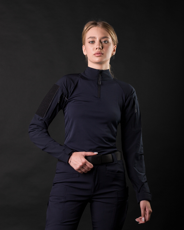 Сорочка тактична жіноча BEZET Combat синій - Фото 1