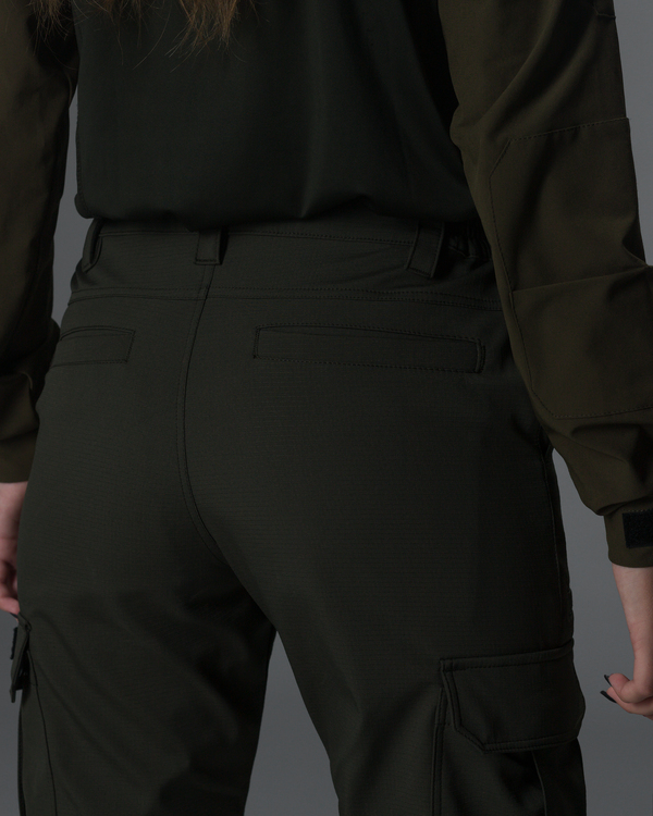 Жіночі брюки карго тактичні BEZET Basic хакі - Фото 2