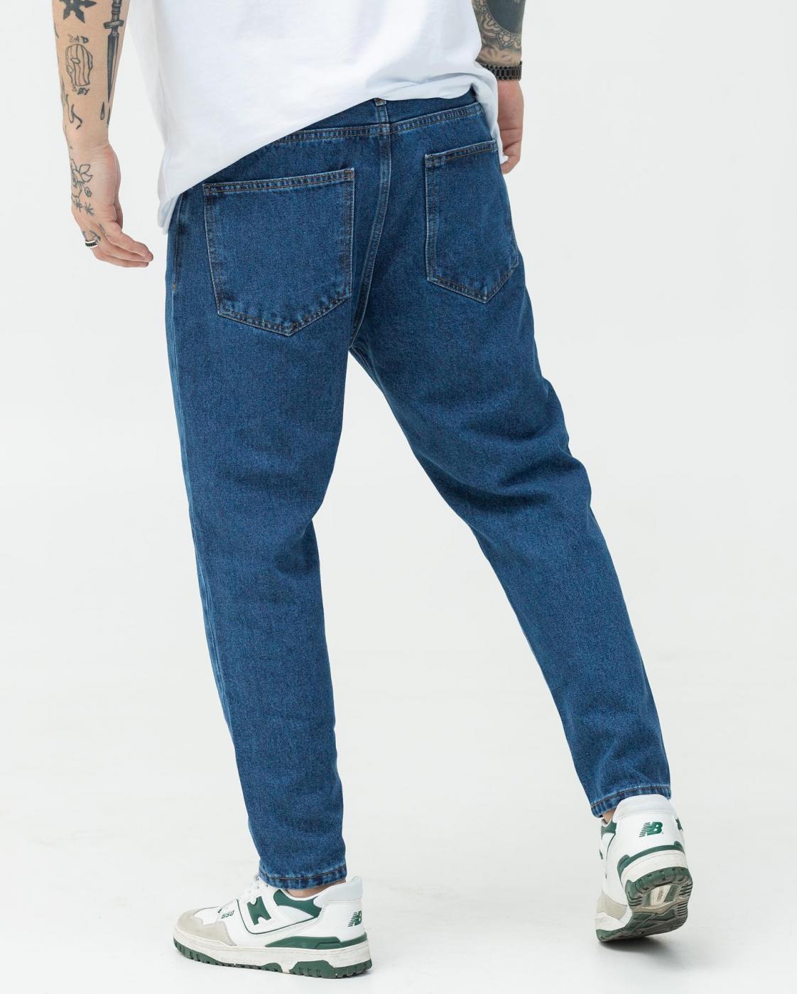 Синие джинсы базовые BEZET Washed - Фото 1