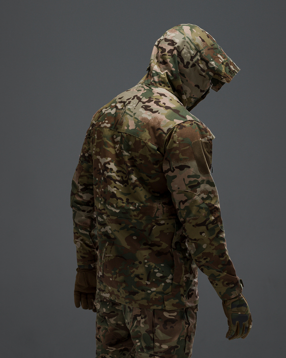 Куртка ветровка тактическая BEZET Shadow камуфляжный - Фото 12