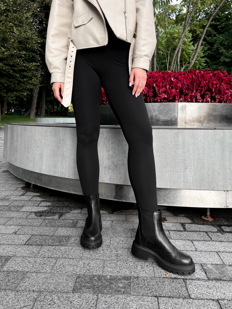 Ботинки женские Chelsi Mia - черный - Фото 3