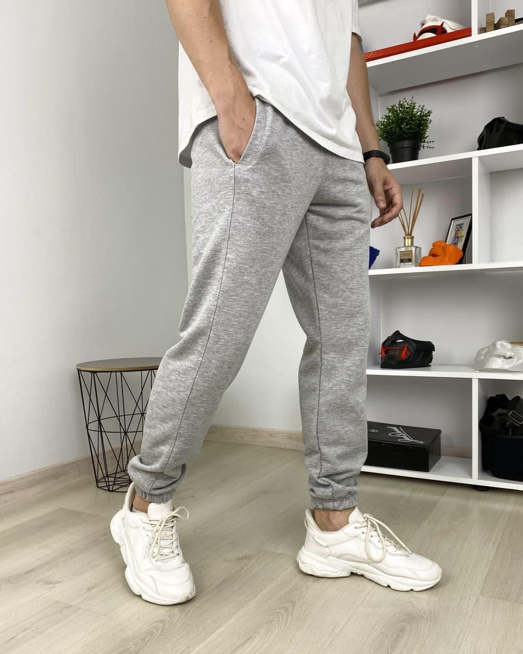 Спортивные штаны мужские серые от бренда ТУР модель Стандарт