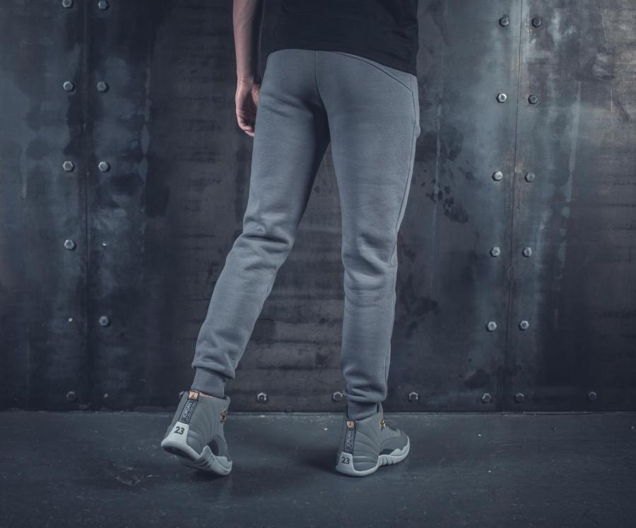Теплые спортивные штаны bezet grey'19 - Фото 1