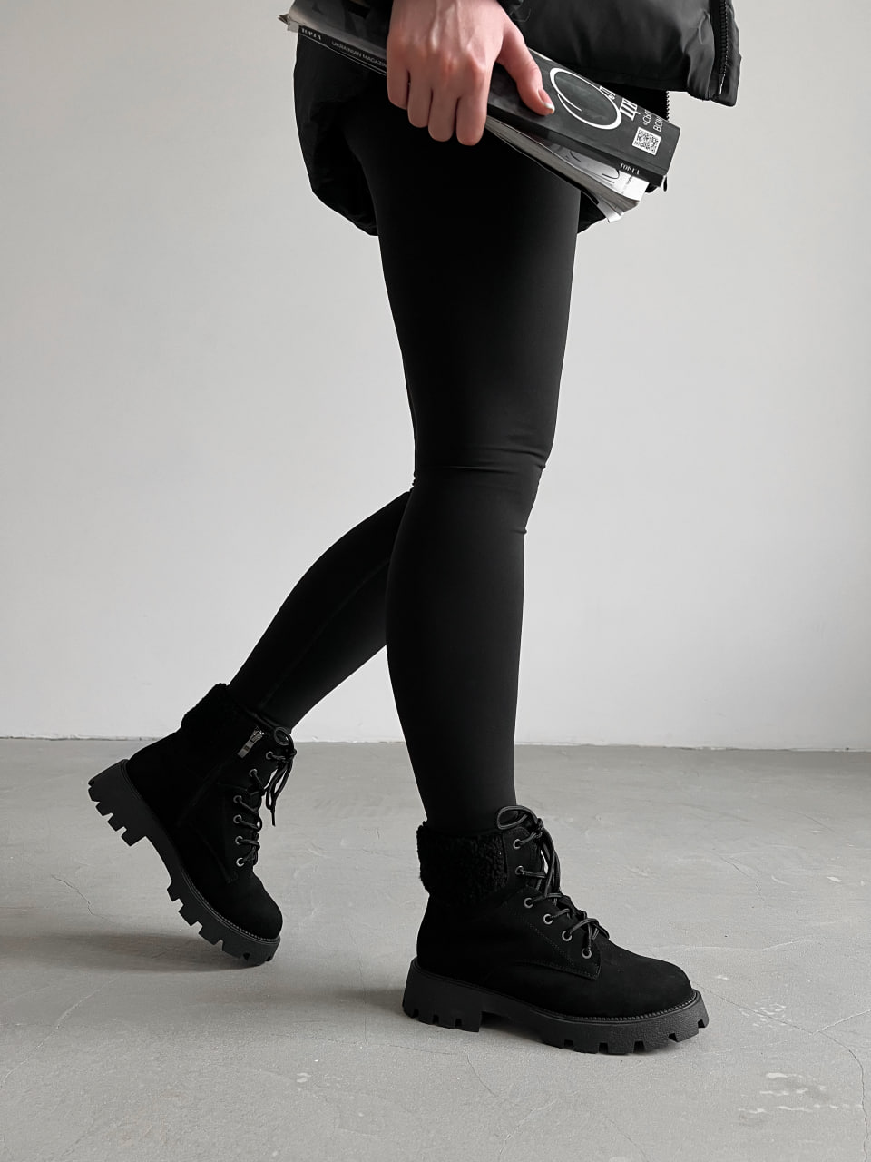 Черевики жіночі зимові Reload - Rito, чорний - Фото 2
