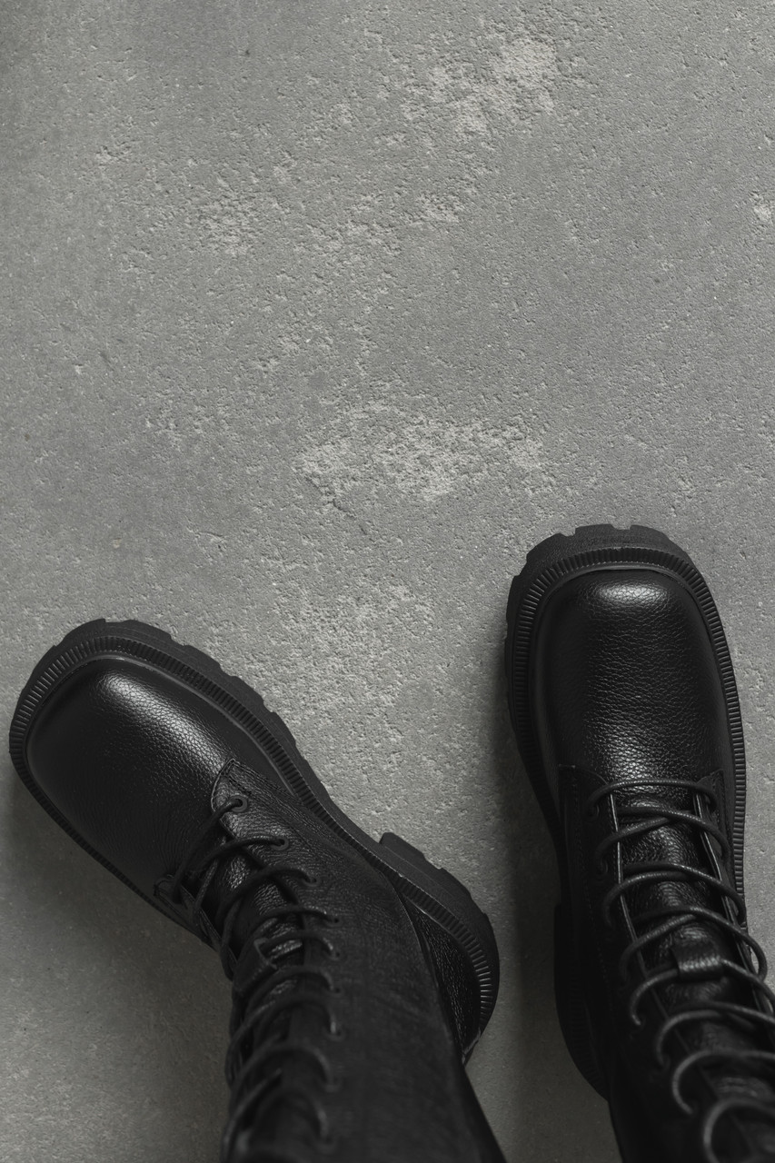 Кожаные демисезонные высокие женские ботинки от бренда TUR модель Рекса (Rexa) размер 36, 37, 38, 39, 40 TURWEAR - Фото 8