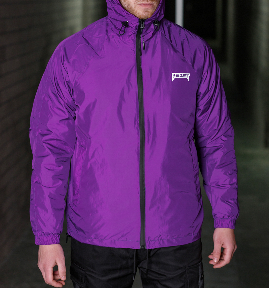 Куртка вітровка BEZET Basic фіолетовий - Фото 1