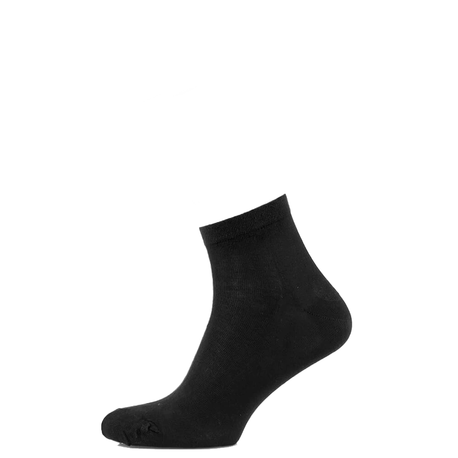 Шкарпетки середні з бавовни, чорний MansSet - Фото 1