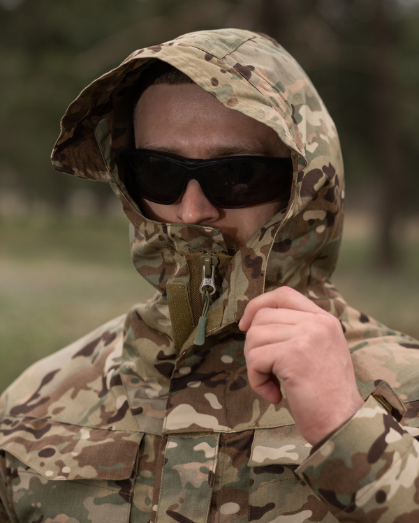 Куртка вітровка тактична BEZET Shadow камуфляжний - Фото 46
