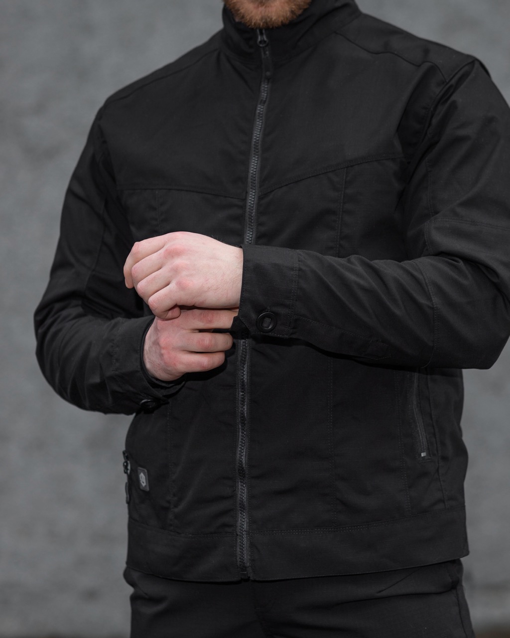 Куртка ветровка тактическая BEZET Shooter черный - Фото 1