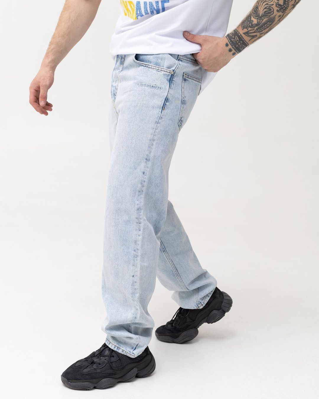 Чоловічі світлі блакитні джинси BEZET базові - Фото 2