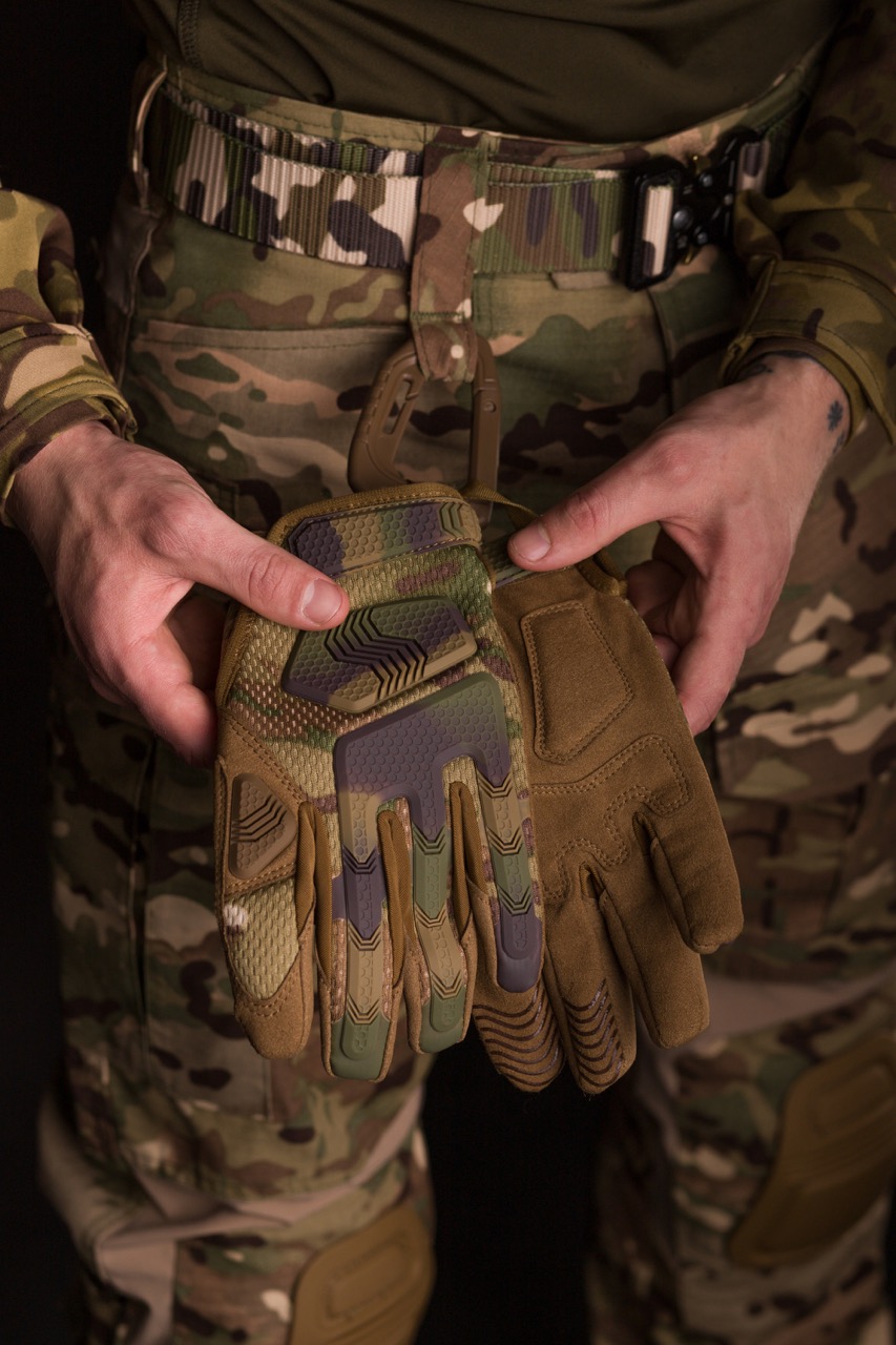 Перчатки тактические BEZET Protective камуфляж - Фото 7