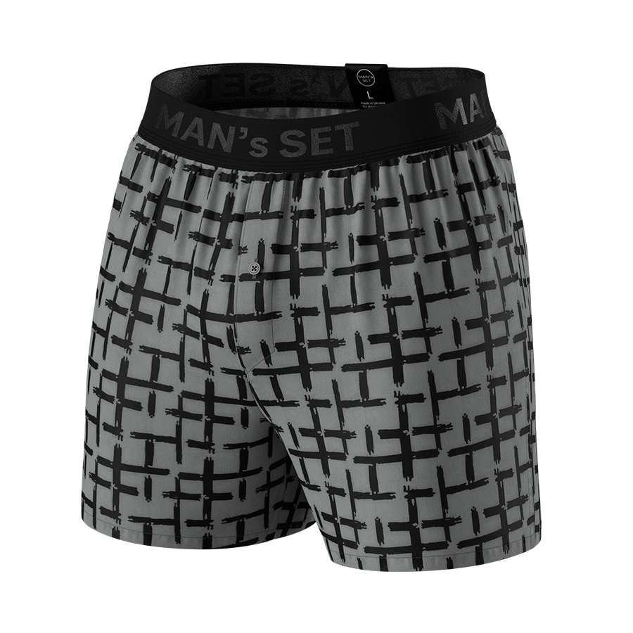 Комплект трусов MIX Intimate/ Shorts Black Series, 4шт MansSet - Фото 1