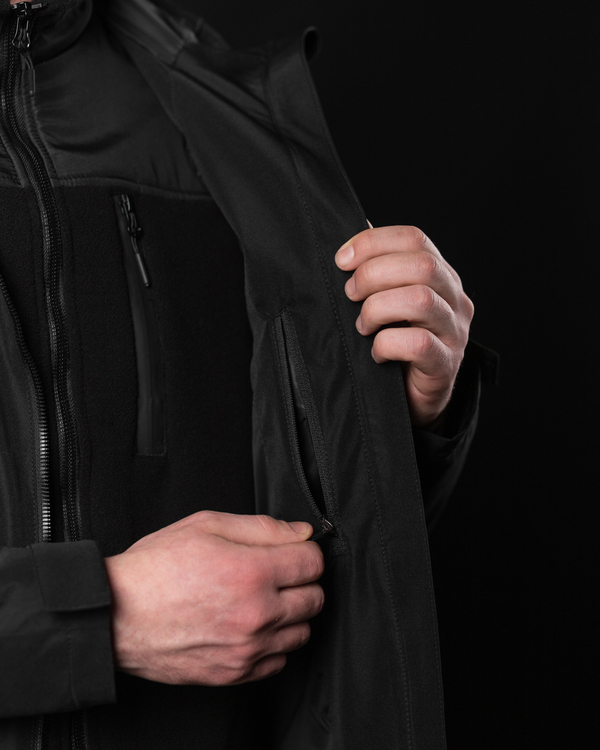 Куртка ветровка BEZET Траектория черный - Фото 13