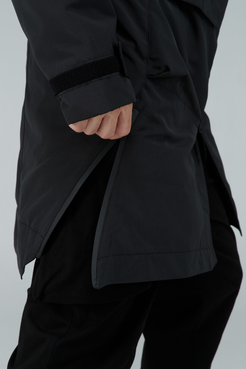 Демісезонна чоловіча парка куртка чорна Рейдер від бренду ТУР TURWEAR - Фото 1