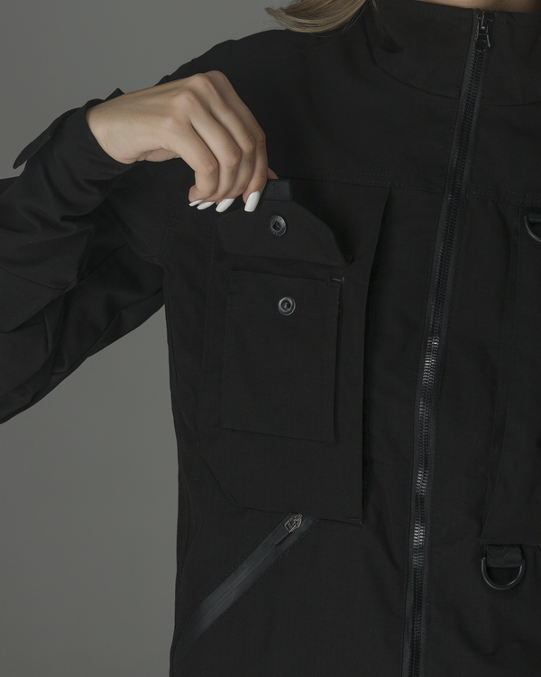 Жічноча куртка BEZET Блокпост чорний - Фото 1