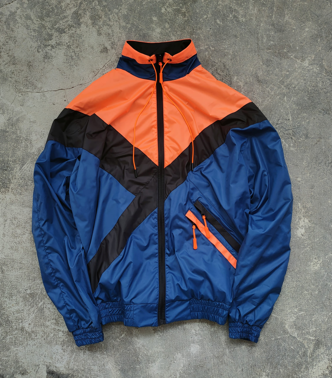 Мужская демисезонная куртка - ветровка Reload Retro 90-6 оранжевый - Фото 2