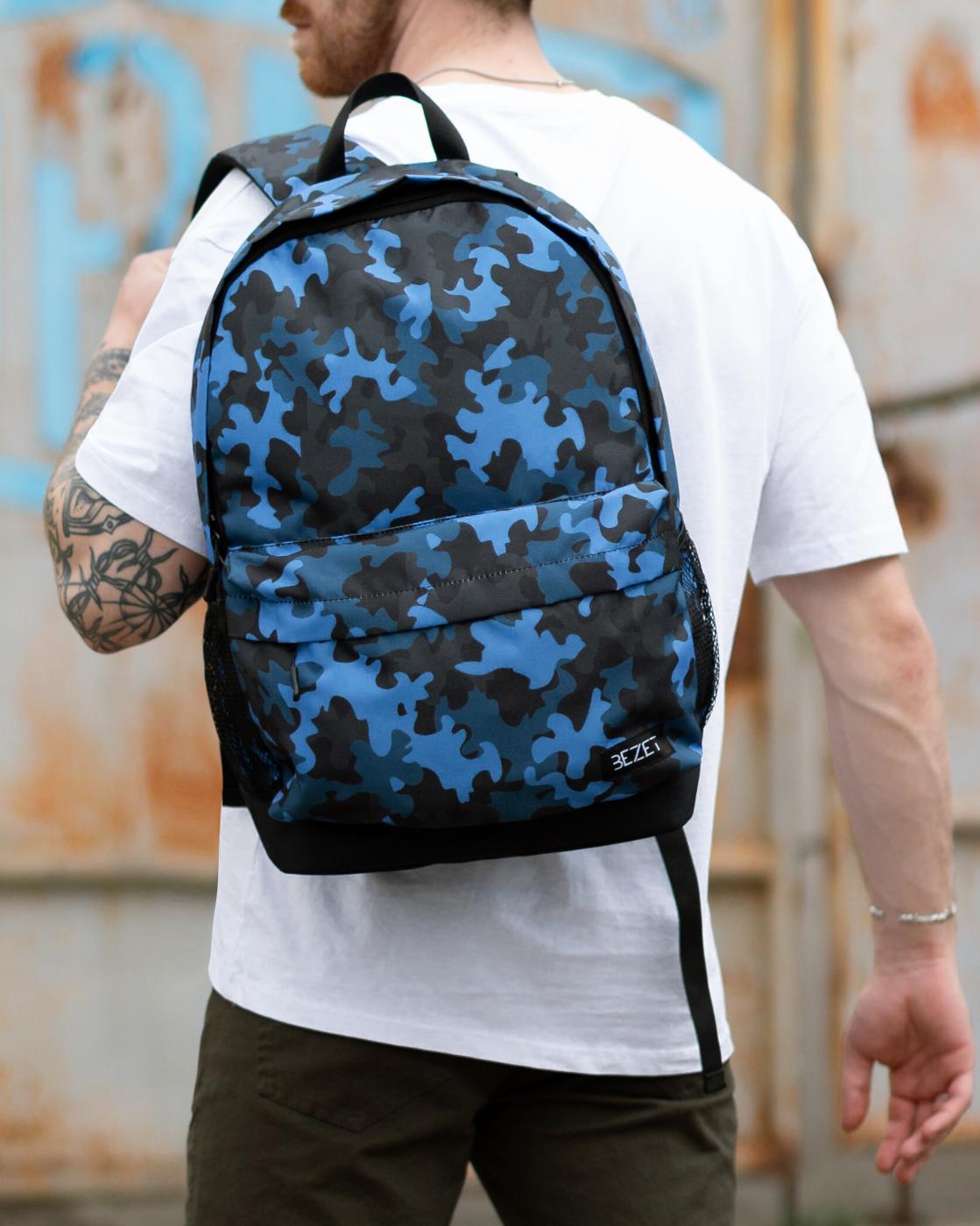 Рюкзак BEZET Blue camouflage'19 - Фото 1