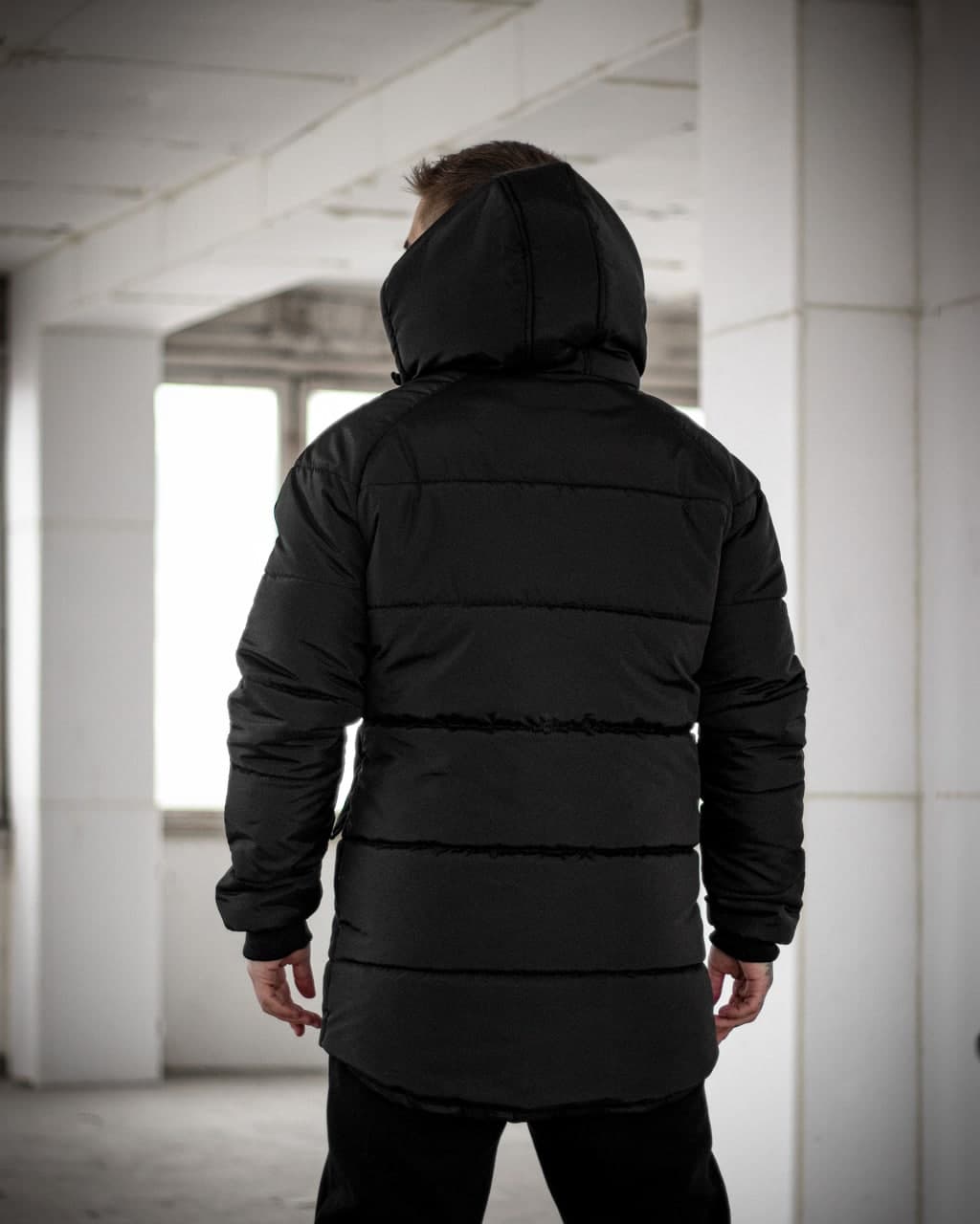 Мужская зимняя куртка Stark черная теплая - Фото 2