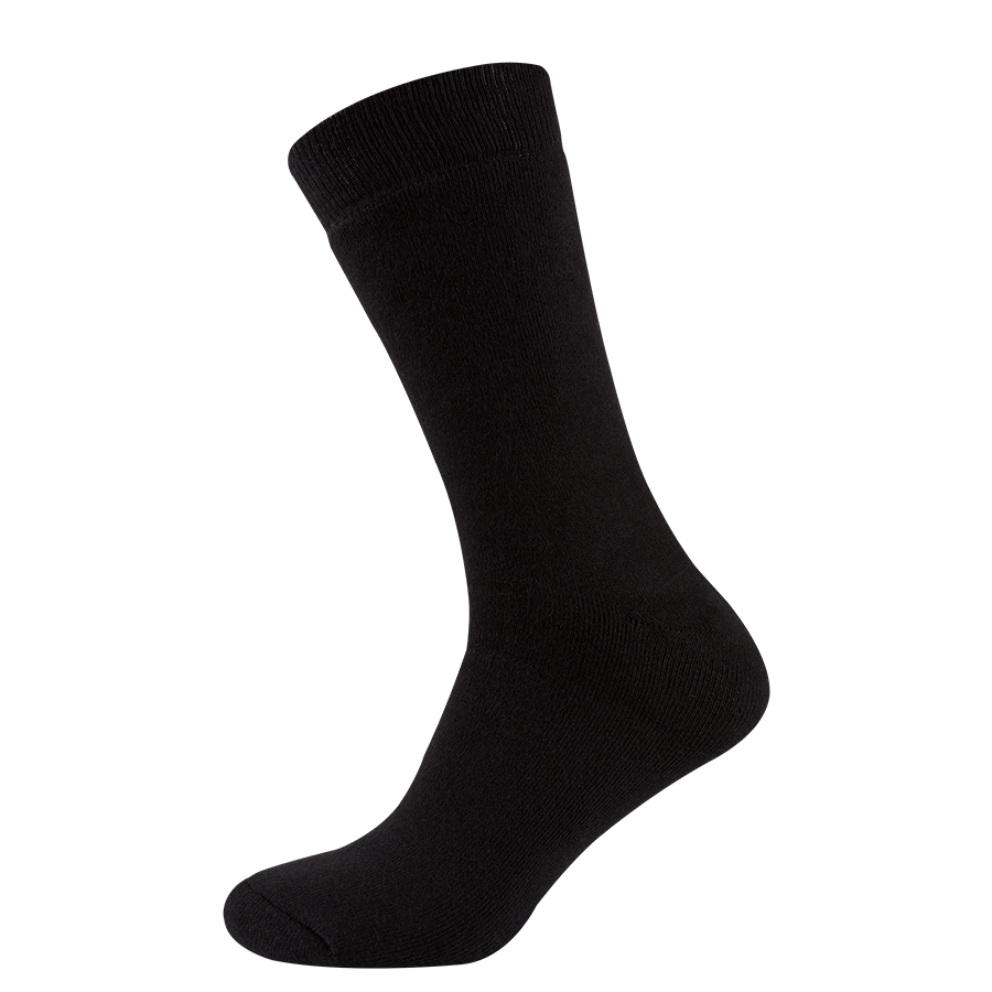 Зимові чоловічі махрові шкарпетки Thermo, чорний MansSet - Фото 1