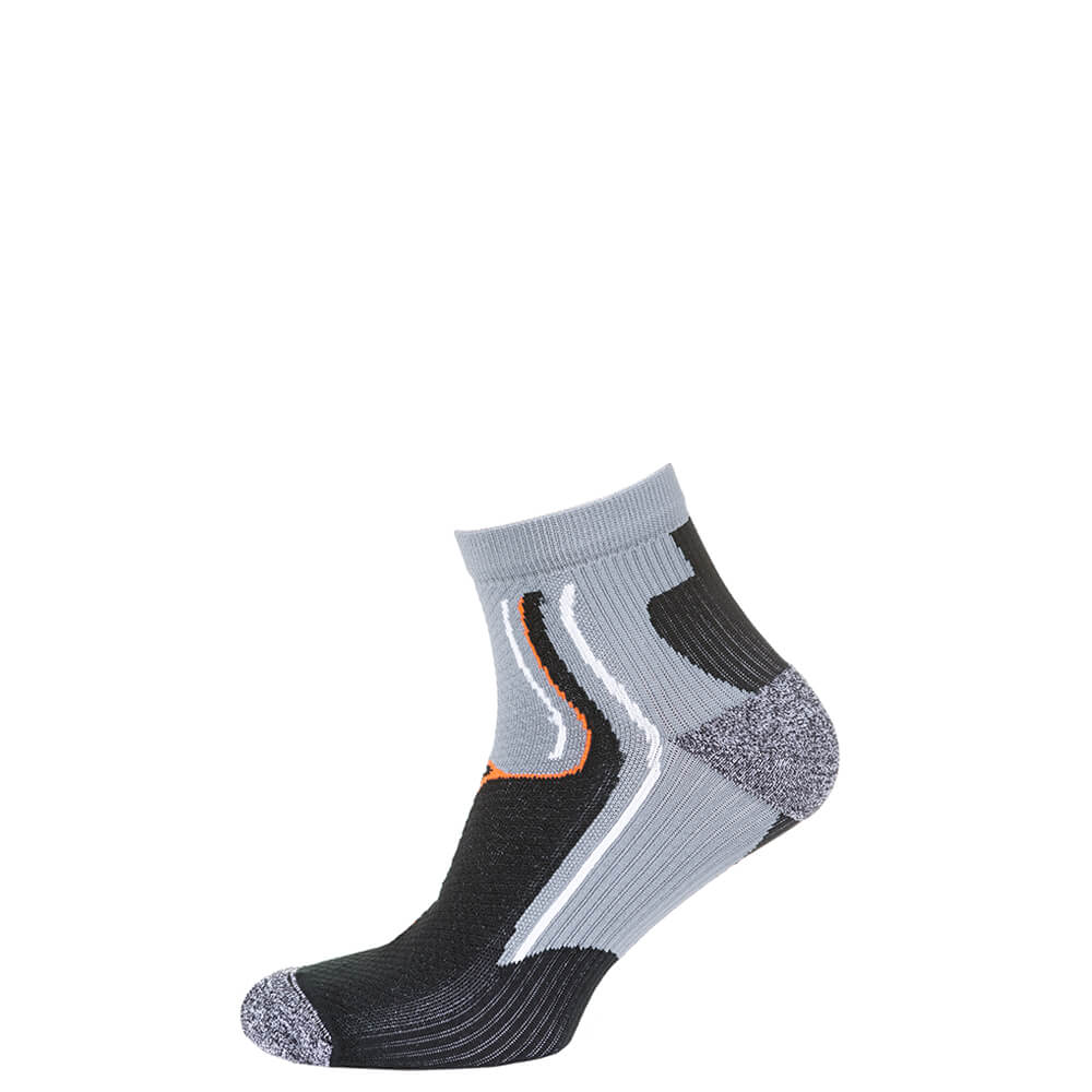 Шкарпетки чоловічі спортивні компресійні для бігу, KENNAH, сірий MansSet