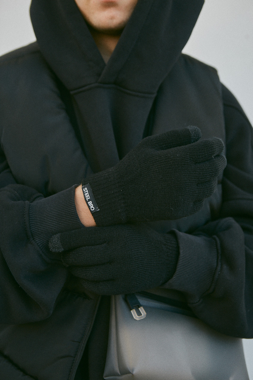 Перчатки Женские Сенсорные черные TURWEAR - Фото 1