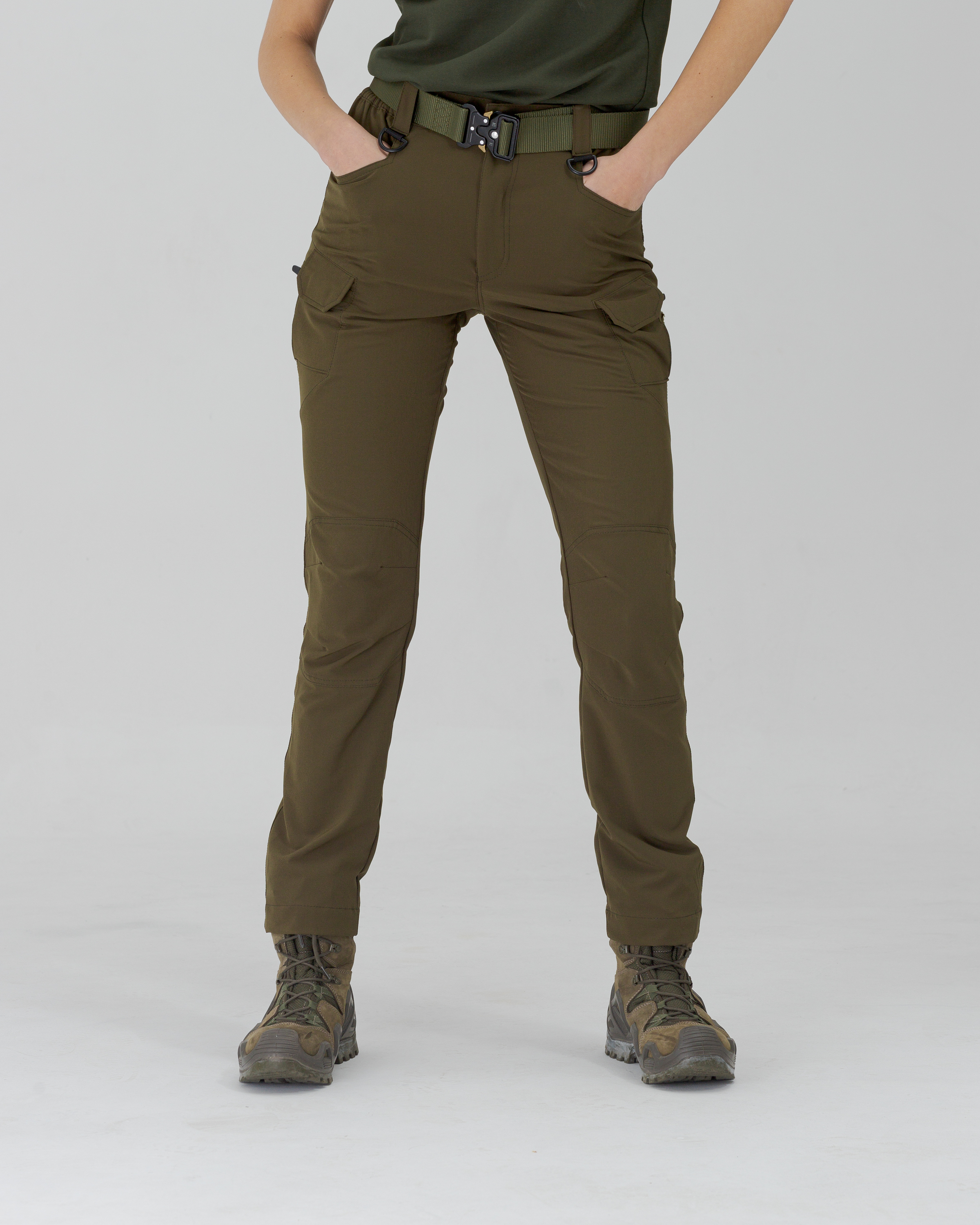 Жіночі брюки карго тактичні BEZET Байрактар хакі - Фото 6