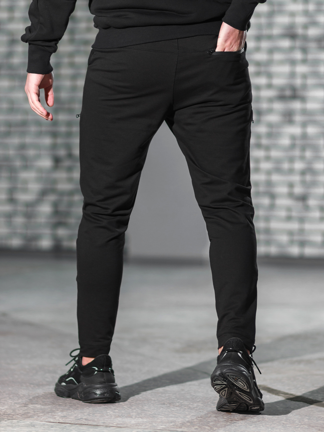 Брюки спортивні BEZET Techwear чорний - Фото 3
