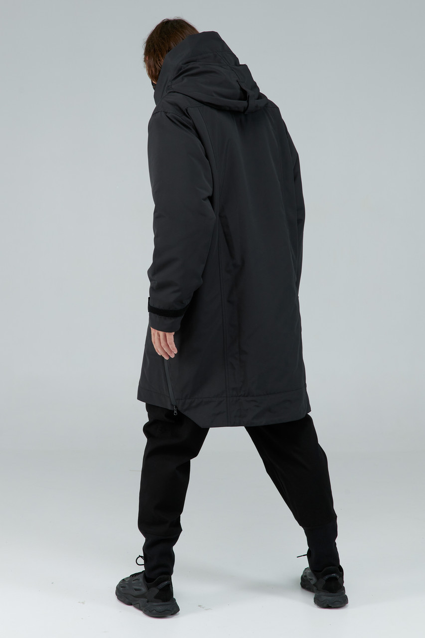 Демісезонна чоловіча парка куртка чорна Рейдер від бренду ТУР TURWEAR - Фото 8