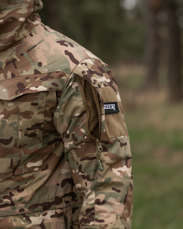 Куртка ветровка тактическая BEZET Shadow камуфляжный - Фото 43