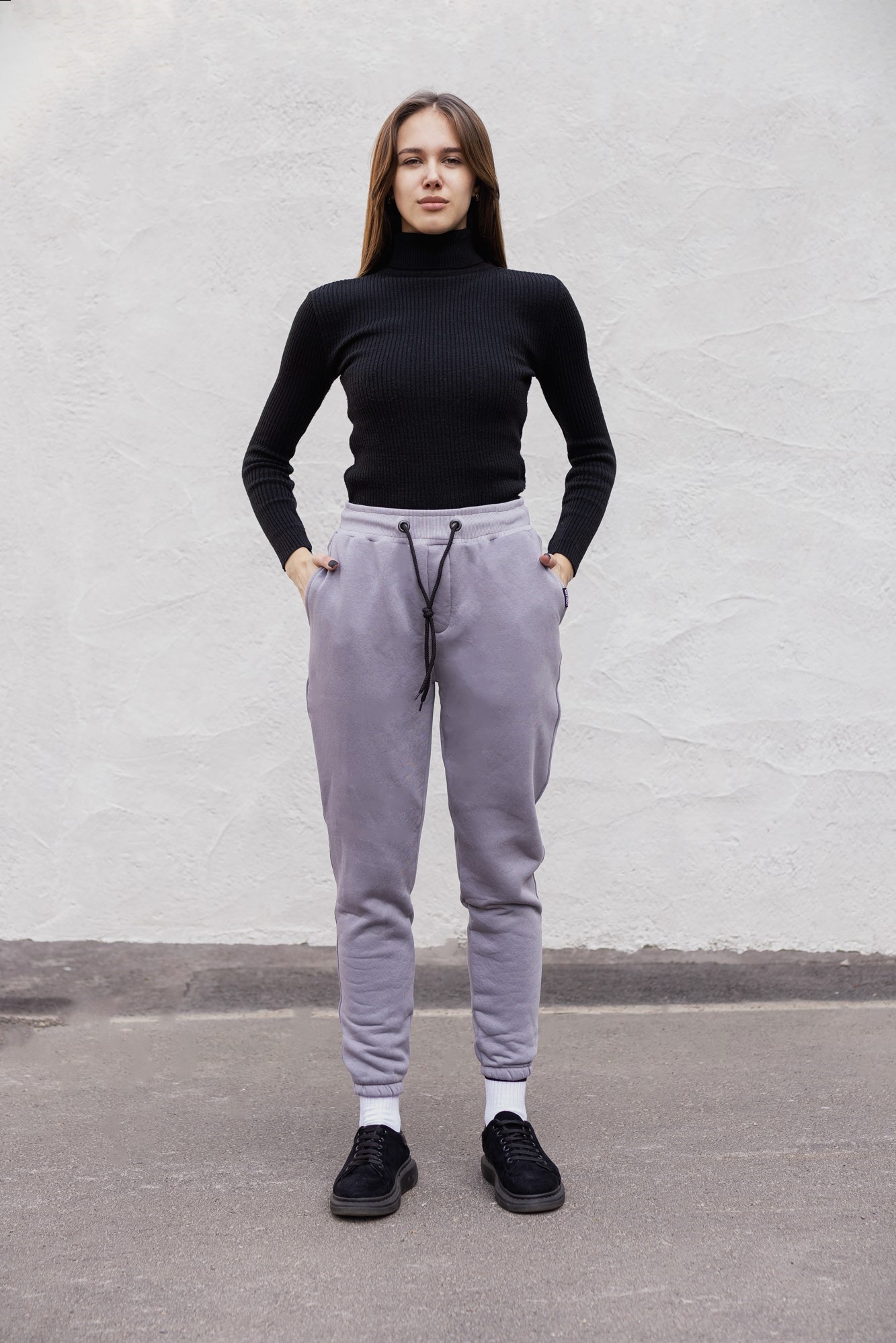 Спортивные штаны Without Basic Gray FLEECE Woman - Фото 1