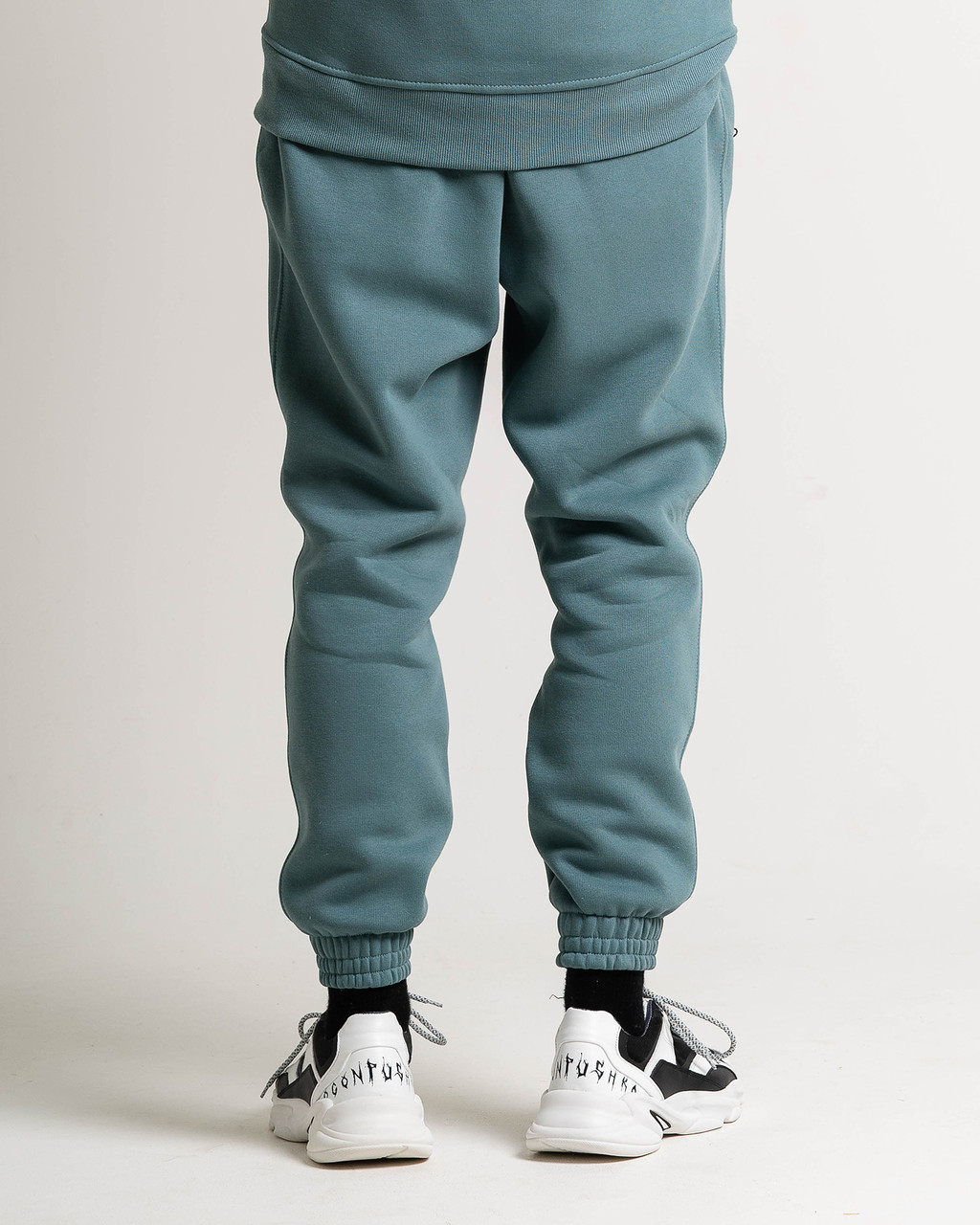 Теплые спортивные штаны Jog 2.0 темная мята Пушка Огонь - Фото 9
