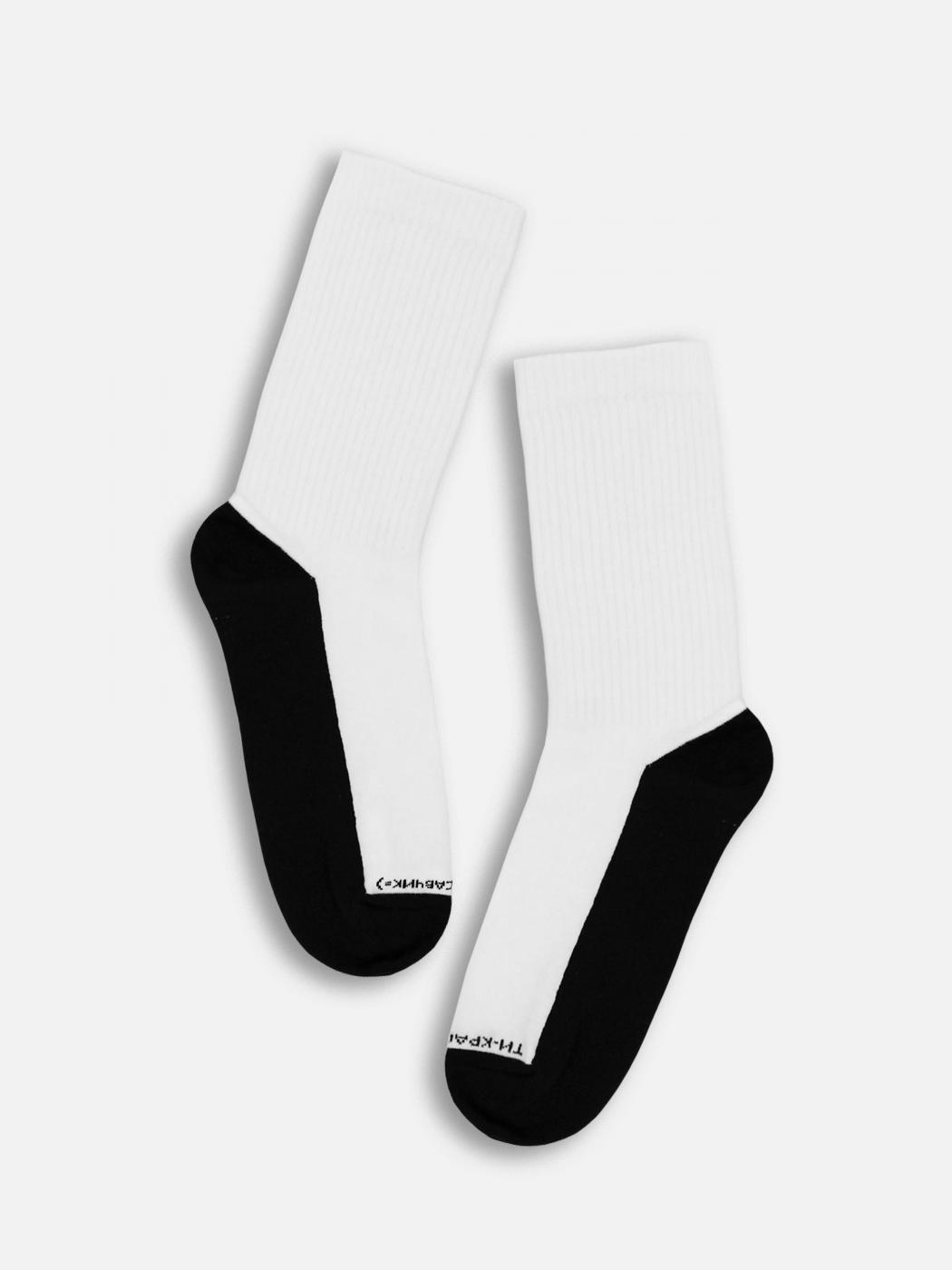 Шкарпетки Custom Wear white високі з чорним низом (42-45) - Фото 1