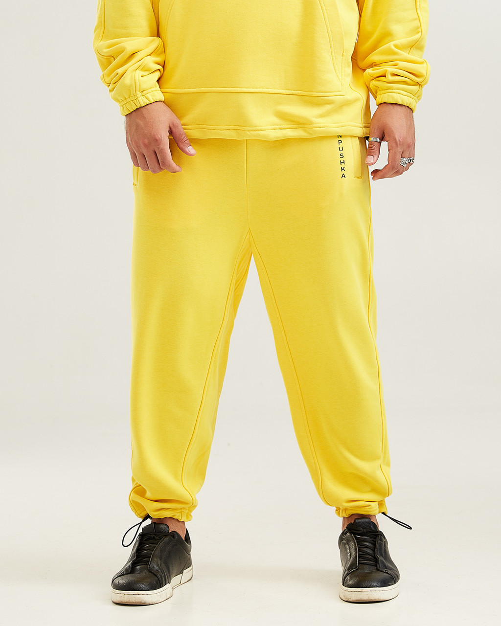 Спортивний костюм оверсайз OGONPUSHKA Solo жовтий Пушка Огонь - Фото 4