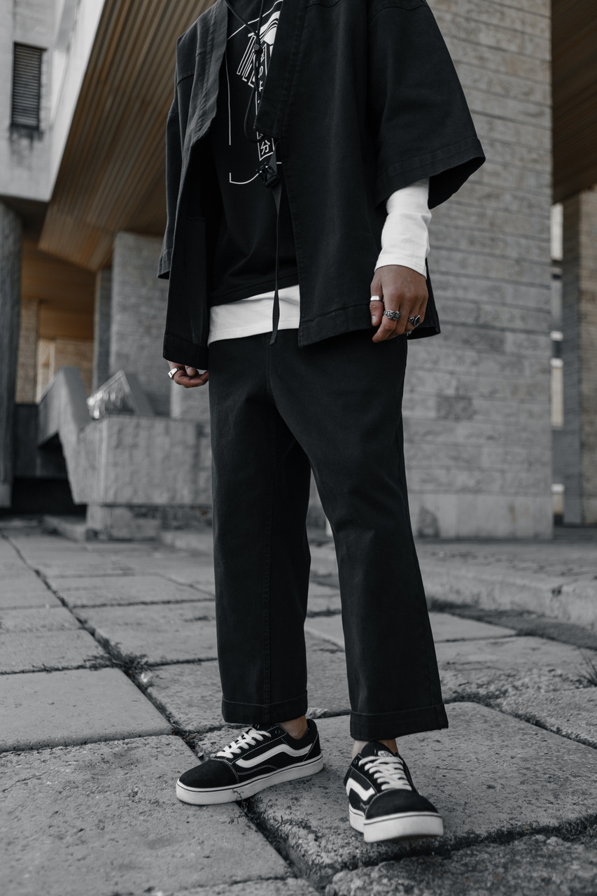Брюки Хакама мужские черные модель от бренда ТУР TURWEAR - Фото 1