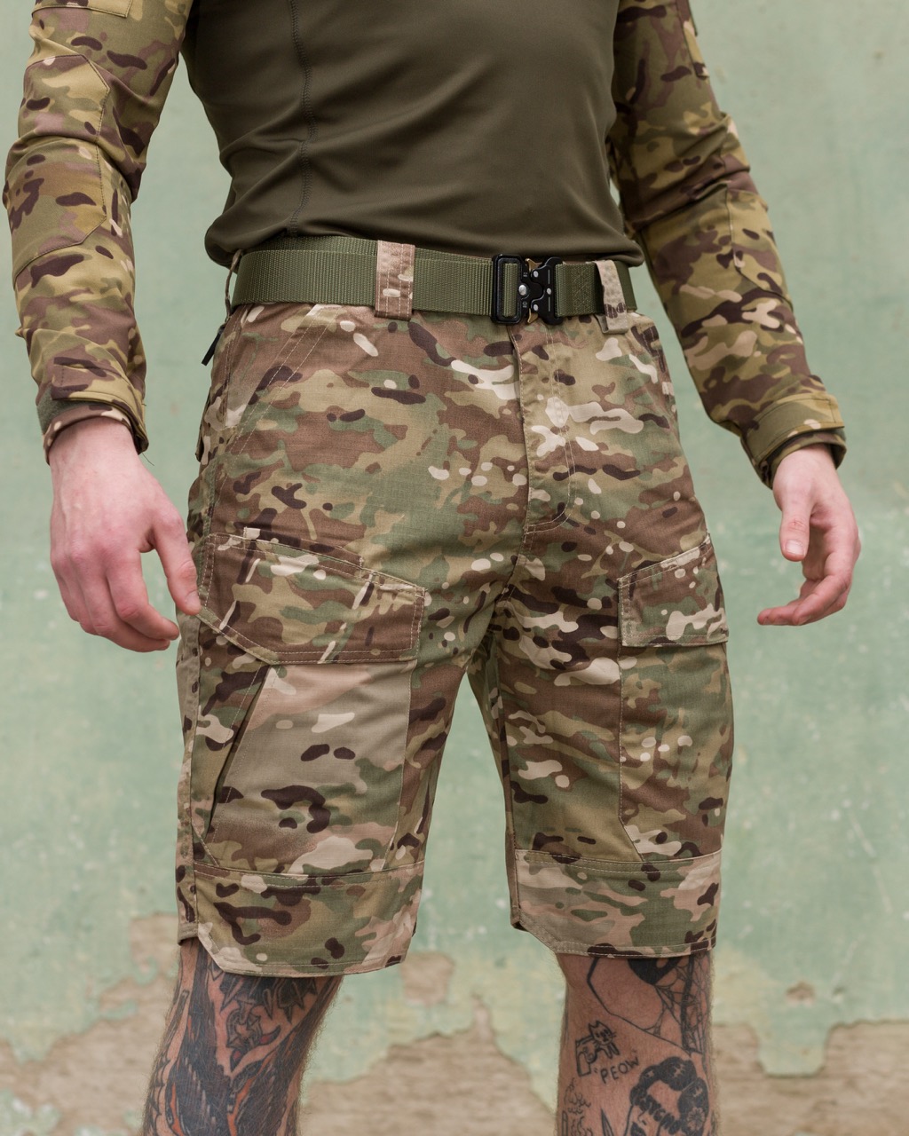 Шорти карго тактичні BEZET Military камуфляжний - Фото 10