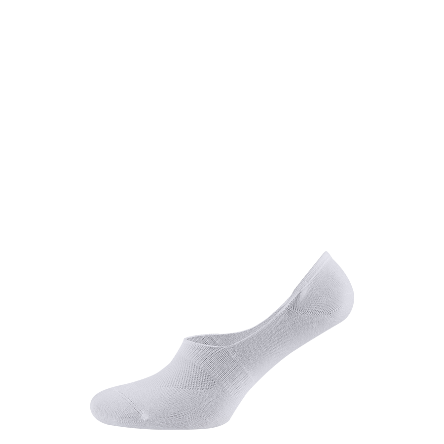 Носки мужские следы Modal, с силиконом, белый MansSet - Фото 1