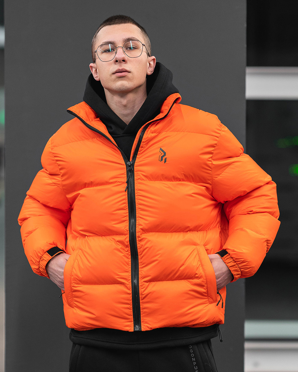 Зимняя мужская куртка Homie 2.0 оранжевый Пушка Огонь - Фото 8