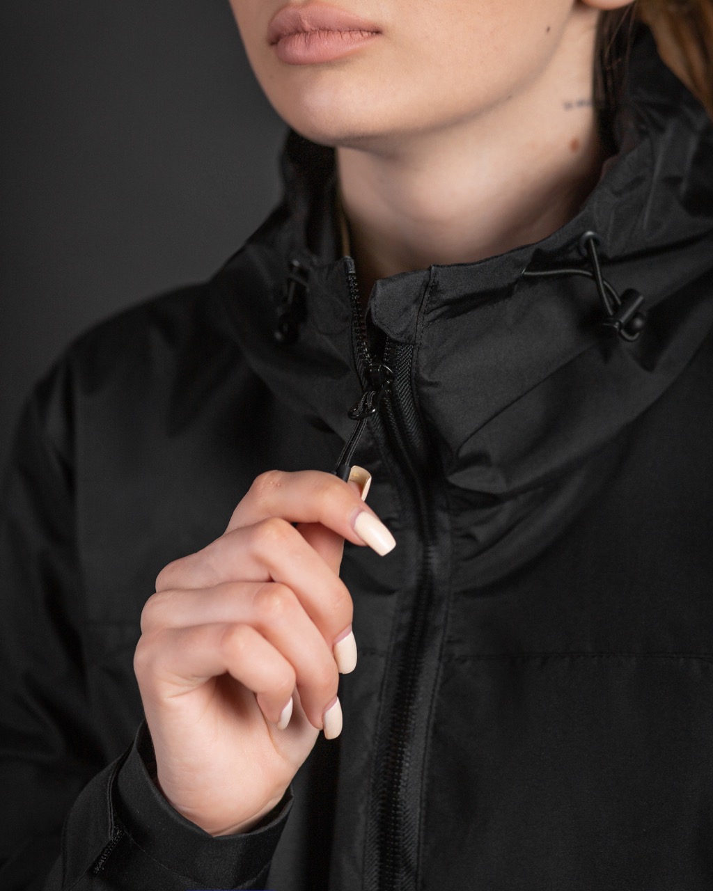 Женская куртка ветровка BEZET Кентавр черный - Фото 1