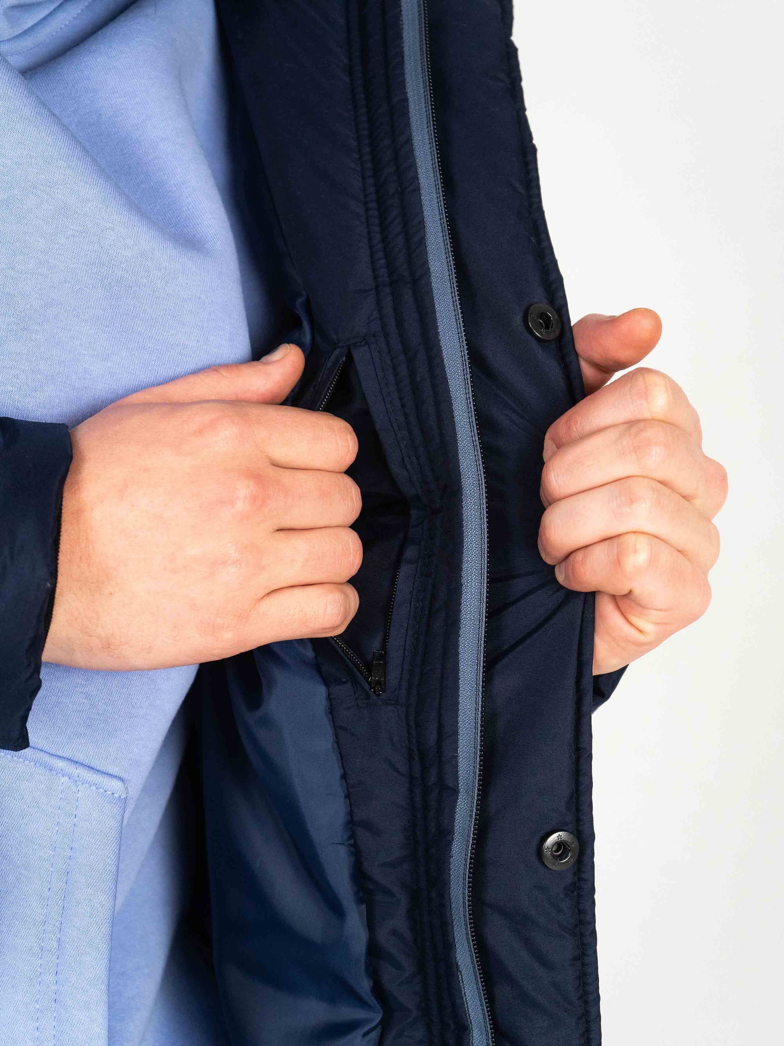 Куртка зимова Custom Wear синя - Фото 9