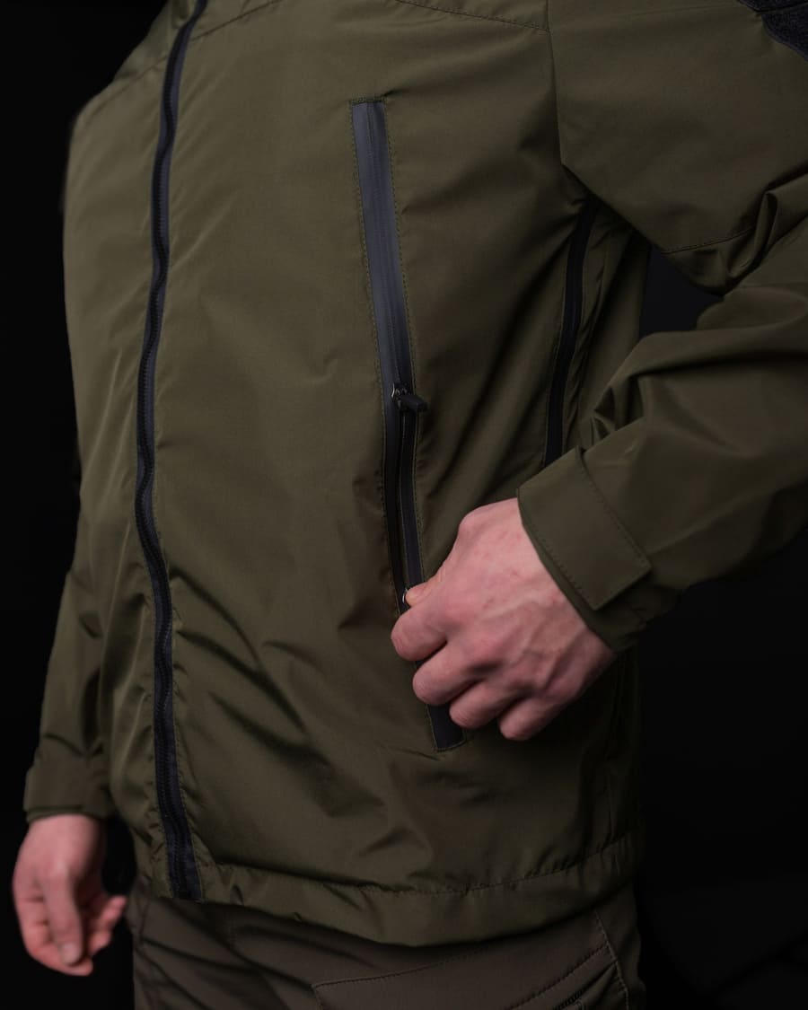 Куртка вітровка BEZET Кентавр хакі - Фото 1