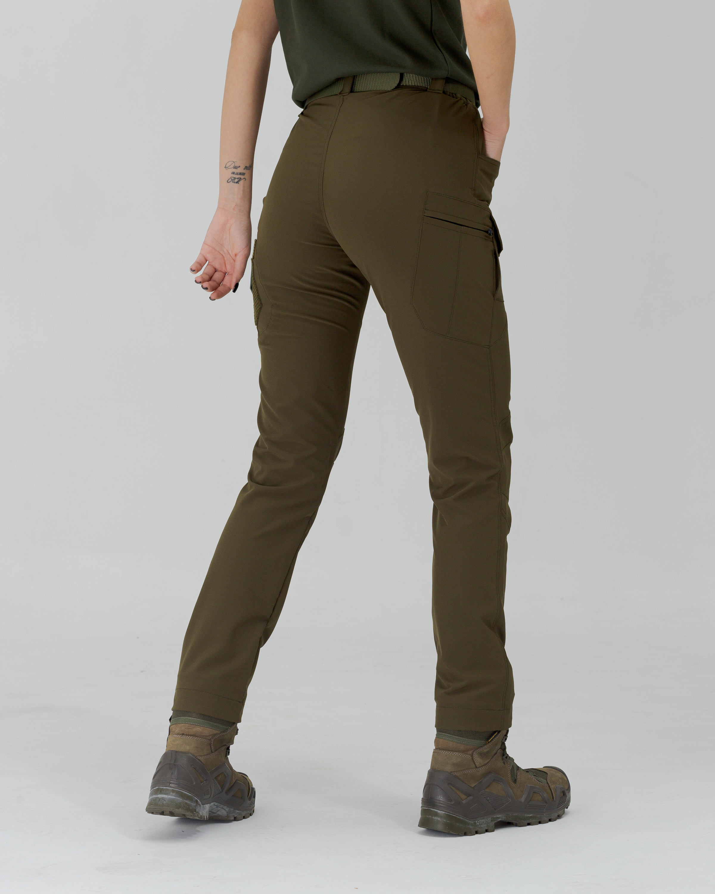 Жіночі брюки карго тактичні BEZET Байрактар хакі - Фото 11